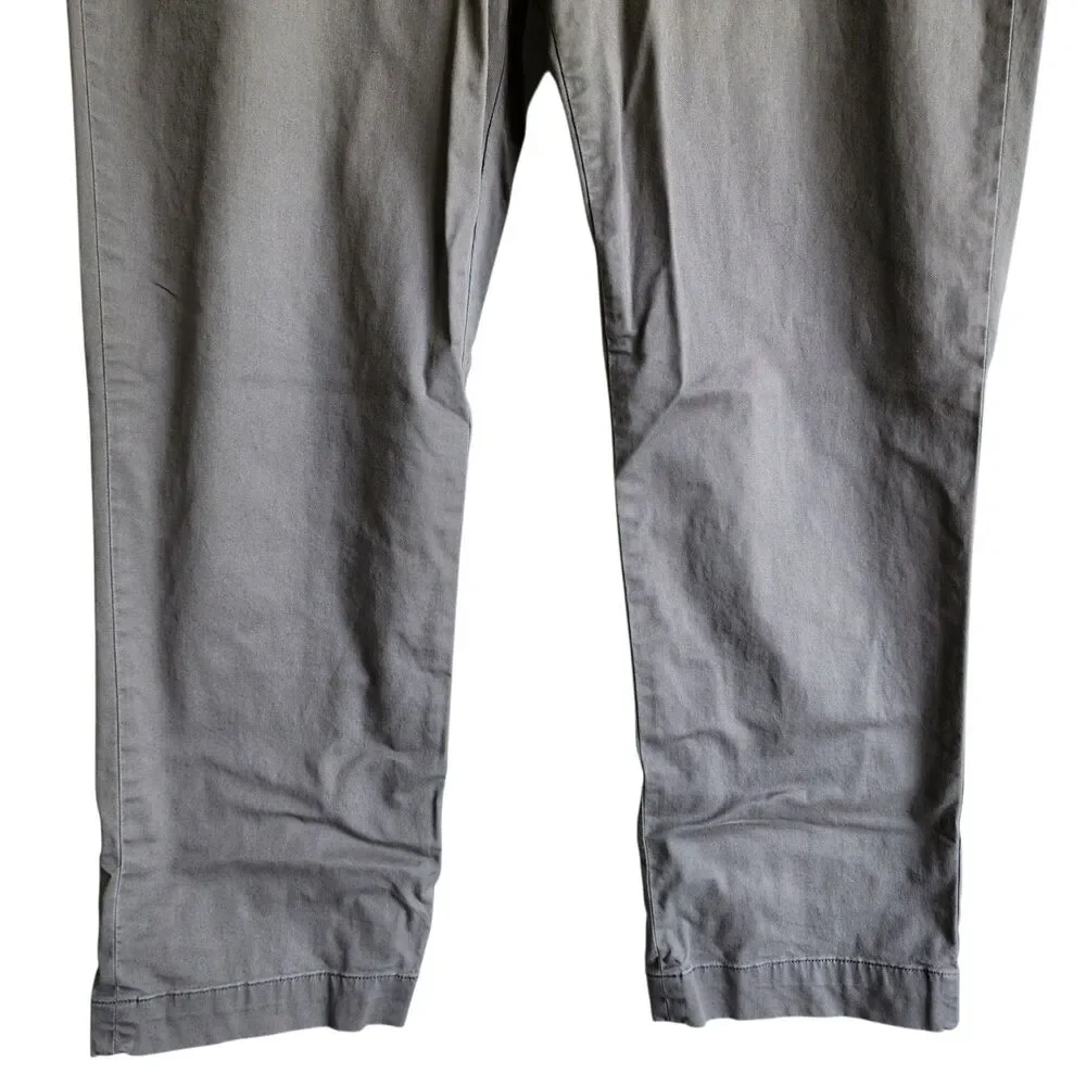 Polo Ralph Lauren Chino Pants 38x30 Straight Fit Stretch Twill Cotton Gray Men's